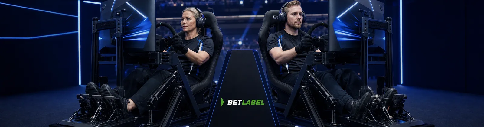 Adult esports players centred in a Finnish arena